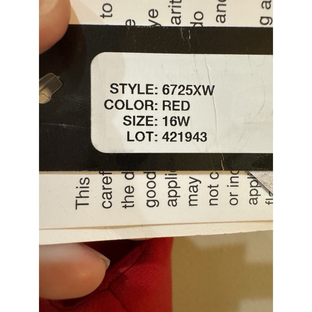 Xscape Red One-Shoulder Twist Jersey Cascading Evening Gown Size 16W $208 - Picture 6 of 13